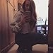 GBSELL Women Girl Hoodie Sweatshirt Crop Top Coat Sports Pullover Tops (Gray, S)