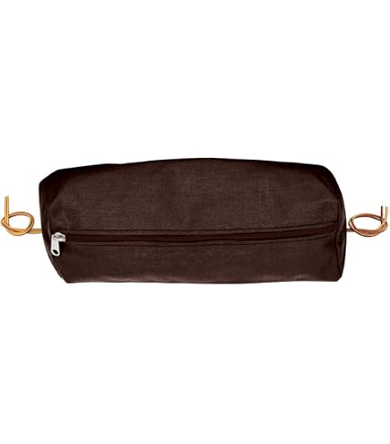 Sacoche De Selle Stowaway Pour Cheval - Nylon Marron - Avec Fermetures éclair Et Porte-eau - Occasion