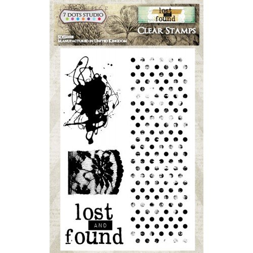 7 Dots Studio Lost &amp; Found Clear Stamp Set
