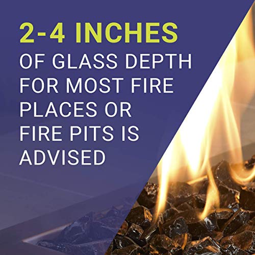 image for American Fireglass LAVA-S-10 American Fire Glass Small Sized Black Lav