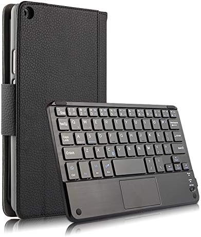 Huawei Mediapad T3 8.0 inch Case with Keyboard, Fusutonus Lightweight Smart Folio Shell, Detachable Wireless Keyboard, PU Leather Stand Cover for Huawei Mediapad T3 8.0 inch - Coffee