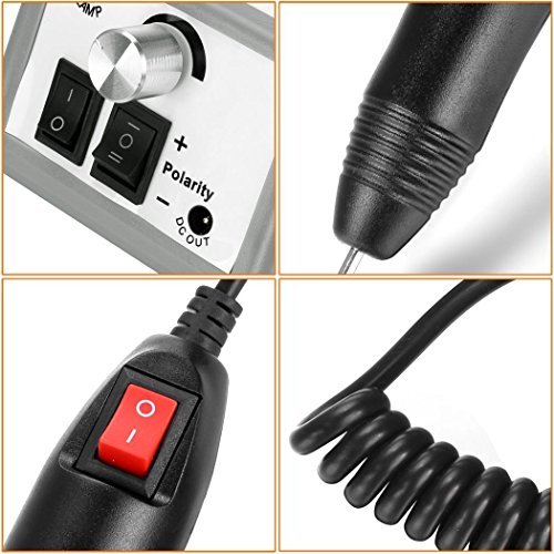 Professional Electric Nail Drill File Machine, Acrylic Electric Manicure Pedicure Tool Sets, Home US Plug