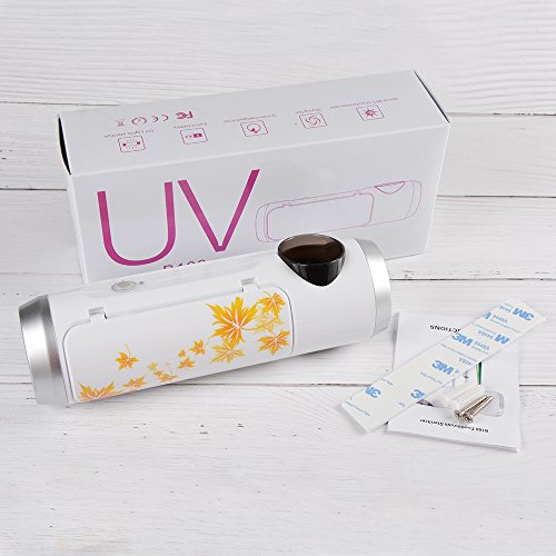 Bluesky Electric toothbrush holder, Toothbrush Sanitizer with Toothpaste Holder- Fit 5 Toothbrush(Maple Leaf Style)