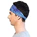 KOOSHOO Organic Navy Blue Men's Headband Proudly Made in The USA Men's Head Wrap; Perfect Crossfit Headband & Hiking Head Covering.
