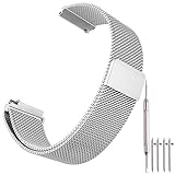 Ritche 18mm 20mm 22mm Quick Release Watch Strap Mesh Loop Stainless Steel Milanese Replacement Band
