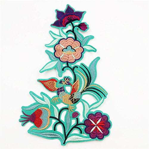1Pc Colorful Flower Applique Embroidery Patches for Clothing Patches Sticker for Clothing Sewing on or Iron on Decoration