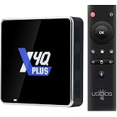 Ugoos X4Q Plus TV Box Android 11.0 S905X4 4GB RAM 64B ROM 2.4G/ 5G Dual WiFi BT 5.1 USB 3.0 Ethernet 1000M Supports AV1 H.265 4K HDR
