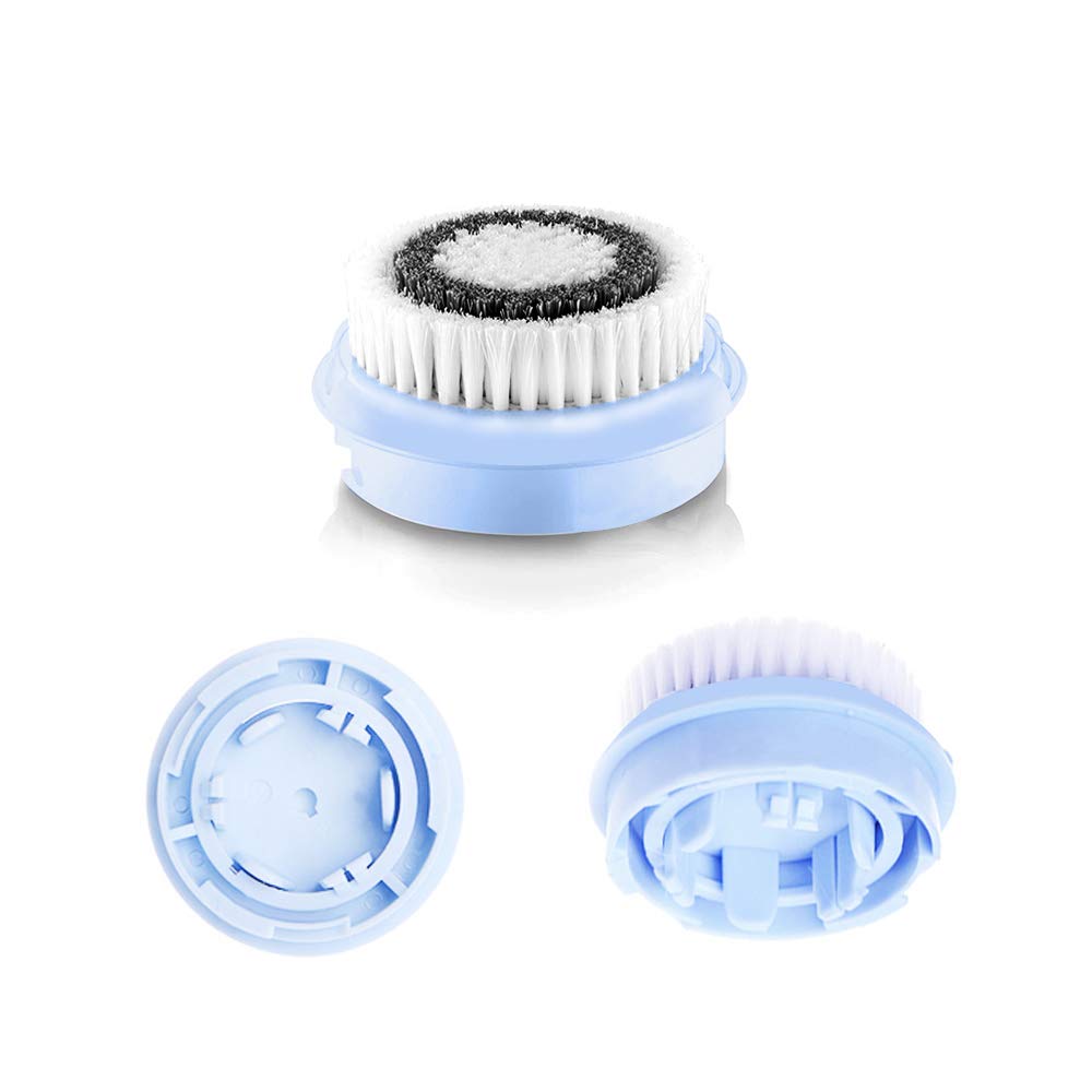 Facial Cleansing Brush Head, Exfoliator Facial Brush Head Quality Replacement Brush Head Facial Cleaning Tool (6 Pack): Beauty