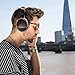 COWIN E8 [Upgraded] Active Noise Cancelling Headphone Bluetooth Headphones with Microphone Hi-Fi Deep Bass Wireless Headphones Over Ear 20 Hour Playtime for Travel/Work/TV/Computer/Phone - Orange