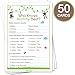 Baby Shower Games for Boy or Girl - Set of 5 Activities for 50 Guests - Pack of 250 Cards - Baby Shower Supplies - Safari Jungle Zoo Animals