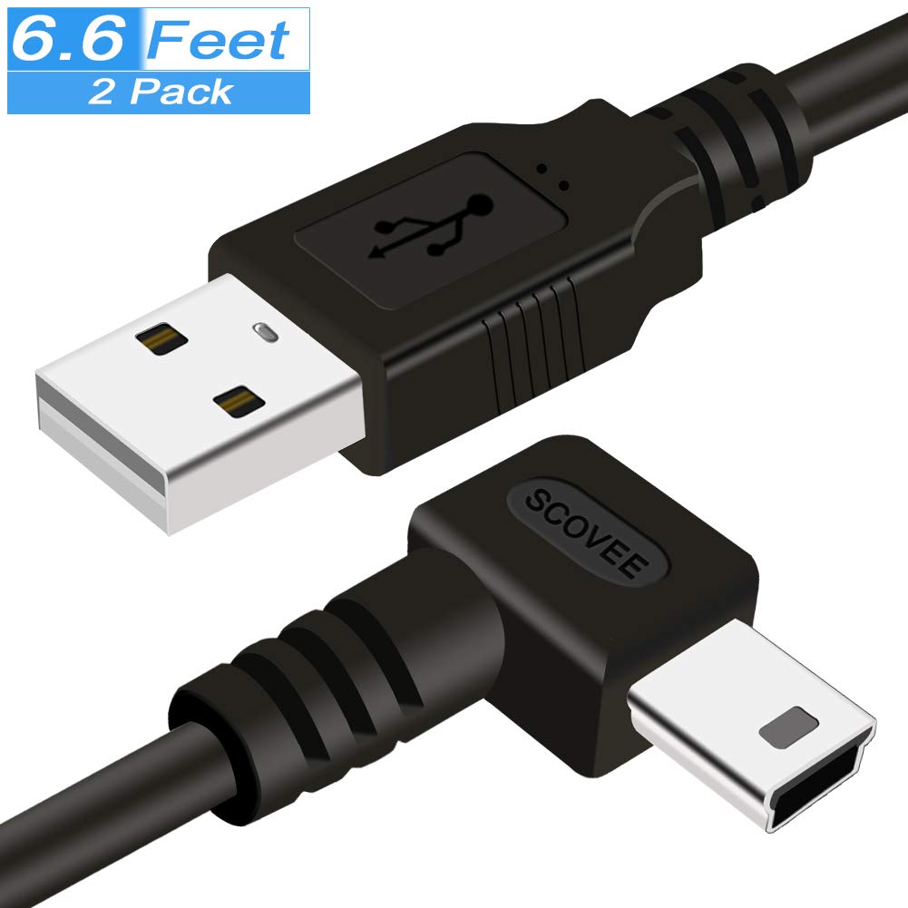 MiniB USB Cable,USB A Male to Mini USB B 5Pin Male Adapter