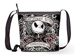 Fashion Casual and Popular Female Sling Bag Crossbody Bag Shoulder Bag with Jack And Sally Print