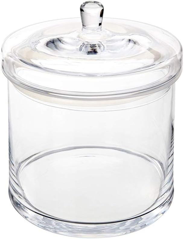 ZDVHM Glass Storage Jars With Airtight Lid Kitchen Container Glass Storage Jar For Pasta Tea Coffee Cookies Sugar Snacks Sealed Jar 20 X 18 Cm
