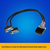 Oikabio ST416 SM750 MiniPCIe Dual VGA 16MB+64MB DDR Graphics Card 1920x1440 view 2