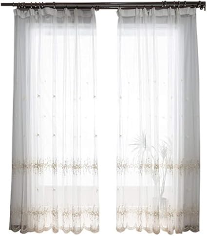JKD Tüllvorhänge, Chiffon-Verdunkelungsvorhänge,Durchscheinender