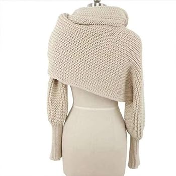 Women Knitted Wrap Scarf, Scarf Warm 