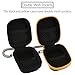 Meuxan zz556456 AirPods Storage Case Mini Earbud Carrying Pouch, Black/Red/Yellow/Purple, 4 Piece