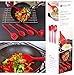 Starpack 'Stir & Serve' Silicone Cooking Utensils Set (5 Pcs) - Kitchen Utensils Set Heat Resistant to 600°F - Kitchen Utensils for Nonstick Cookware - Silicone Utensil Set for Mixing & Cooking