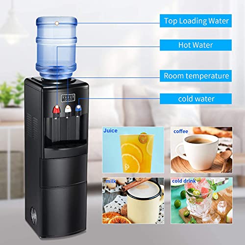 Antarctic Star 2in1 Water Cooler Dispenser with Builtin Ice Maker