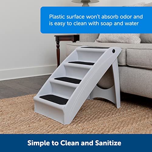 PetSafe CozyUp Folding Dog Stairs Pet Stairs for Indoor/Outdoor at