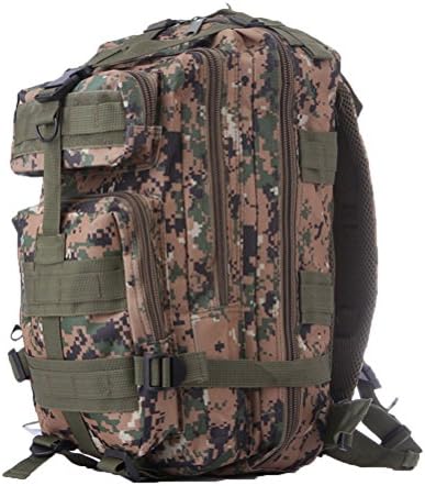 Honeymall Boys Mens Army Green Camouflage School College University Backpack Rucksack