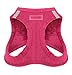 Voyager Step-In Plush Dog Harness – Soft Plush, Step In Vest Harness for Small and Medium Dogs by Best Pet Supplies - 1Fuchsia Corduroy, XS (Chest: 13 - 14.5