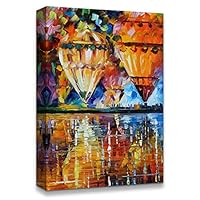 Canvas Wall Art Vintage Oil Painting Canvas Prints Home Artwork Decoration for Living Room,Bedroom - 12x18 inches