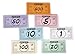 Mono Board Game Money Replacement Set - $48,020 - Bills (4 x 2.2 Inches), 70 of each Amount, 490 Bills Total