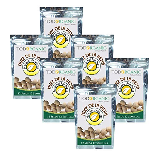 6 Pack Indian Nut 72 Seeds for Weight Loss original Nut,Indian seed