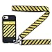 Keklle Design x Street Fashion - Slim Flexible TPU Durable Protective Case with Designer Lanyard for iPhone case (iPhone 7 & 8 Yellow)