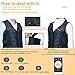 YZFDBSX Heated Vest, Heating Electric Vest USB Charging Cold-Proof Heating Clothes Washable (Battery Not Included)（L-3XL）