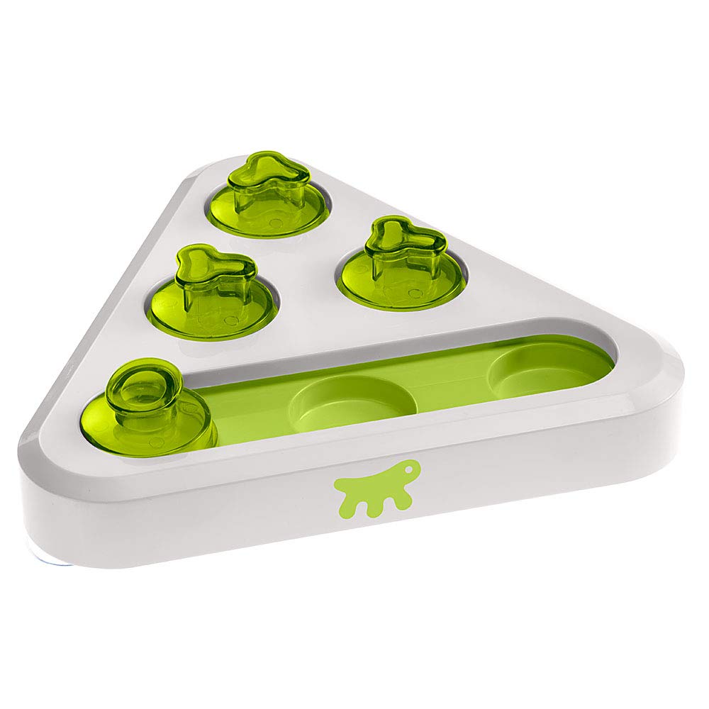 Ferplast TREA Interactive Dog Toy, Teaser Treat Dispenser Toy, ideal for croquettes, in plastic with non-slip, Toy for Dog and Cat, 25 X 22 cm