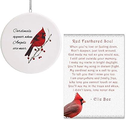 Lola Bella Gifts And Burton And Burton Cardinals Appear When Angels Are Near Ornament With Red Feathered Soul Poem Buy Online At Best Price In Uae Amazon Ae