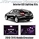 XtremeVision Honda Crosstour 2010-2015 (7 Pieces) Red Premium Interior LED Kit Package + Installation Tool