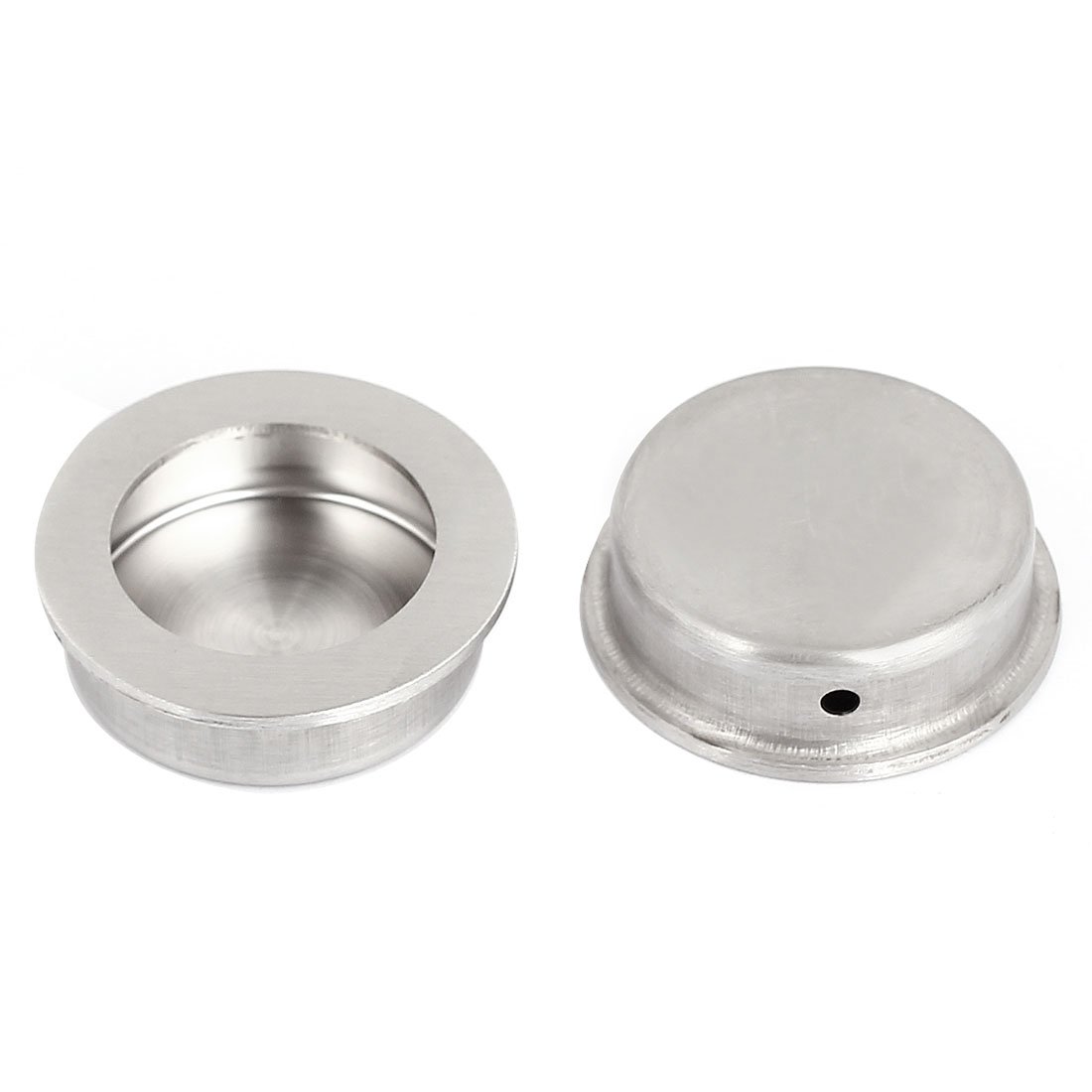 Sourcingmap Sliding Door Drawer 40mm Round Recessed Flush Pull Handle 2pcs