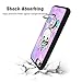 iPhone 7/iPhone 8 Case with Kickstand, Fashion Cartoon Unicorn Bumper Protective Case for iPhone 7/8 4.7 with Rotating Ring Holder Grip