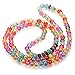 Thunaraz Buddhist Mala Prayer Beads 108 Meditation Healing Multilayer Bracelet Necklace for Women Color