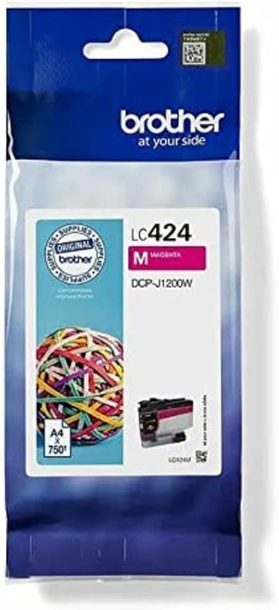 Brother LC-424M Magenta Ink Cartridge Standard Yield Single Pack