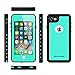 ImpactStrong Compatible with iPhone 7/8 Waterproof Case [Fingerprint ID Compatible] Slim Full Body Protection - Ocean Blue
