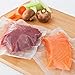 WISH Vacuum Sealer Bags 100 Pcs Quart Size 8 Inch X 12 Inch Heavy Duty Embossed Food Storage Saver Bags Compatible with FoodSaver Sous Vide Cooking