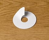 Baelea Natural Oak Radiator Pipe Covers 15mm Laminate Wood Floor Collars Self view 3