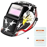 Z ZTDM Welding Helmet Pro Solar Auto Darkening American Eagle Hood
