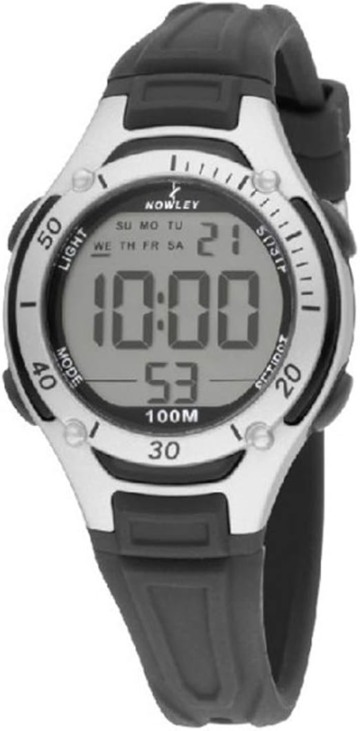 Reloj NOWLEY Digital cadete Correa de Caucho Negro 8 ...