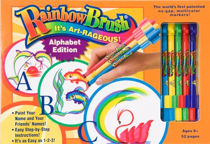Rainbowbrush Rainbow Art Letters Ahmed Cindy Amazon Com Books