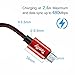 Tenfly Premium 2M 6ft High Speed Micro USB Cables Strong material Braided Tangle-Free Charge & Sync Cords for Samsung / HTC / GPS / MP3 / Bluetooth and All Micro USB (Micro USB)