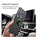 Avalri Samsung Galaxy A9 2018 Case, Thin Soft Full Protective 360 Degree Rotating Ring Kickstand Cover with Magnetic Car Mount for Galaxy A9 2018 (Black)