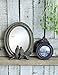 Creative Co-Op Oval Resin Bird Mirror