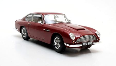 Amazon Aston Martin Db6 Coupe 1964 Car 1 18 Scale In Maroon ミニカー ダイキャストカー おもちゃ