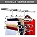 Myfolrena Pants Hangers S-Shaped Jeans Clothes Organizer for Closet Space Saving Slack Trousers Hangers Stainless Steel Hangers (4-Pack)