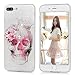 iPhone 7 Plus Case Clear Bling, MOLLYCOOCLE Crystal Clear Transparent Handmade Bling Shiny Crystal Diamond Design PC Hard Shell Full Protective Case Cover for iPhone 7 Plus 5.5 inch - Skull Crown